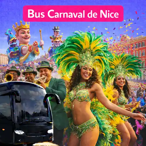Sortie au Carnaval de Nice en bus depuis Toulon et Hyères