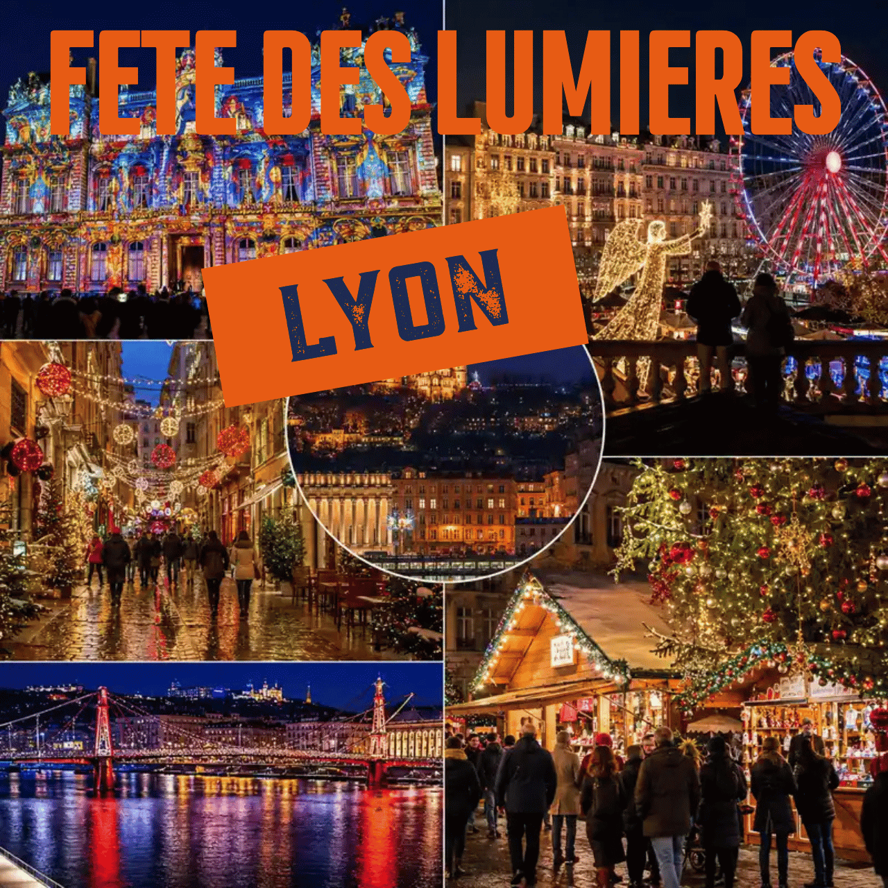 Sortie Fête des Lumières à Lyon & Marché de Noël depuis Toulon et Hyères