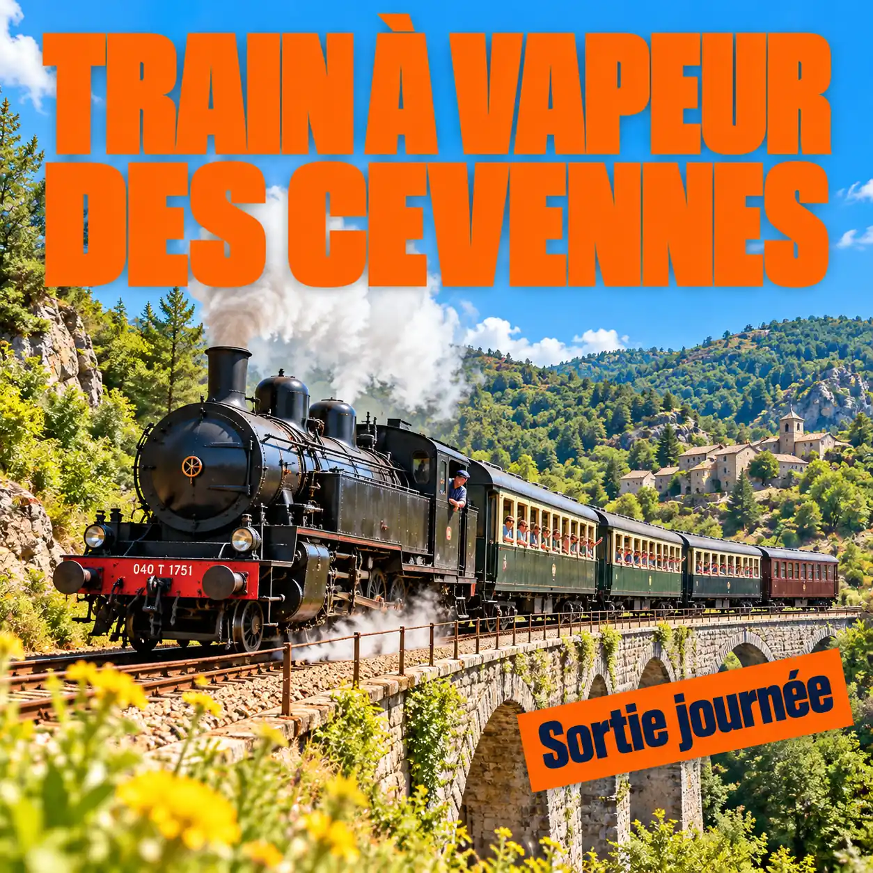 Train à Vapeur des Cévennes – Sortie journée & temps libre